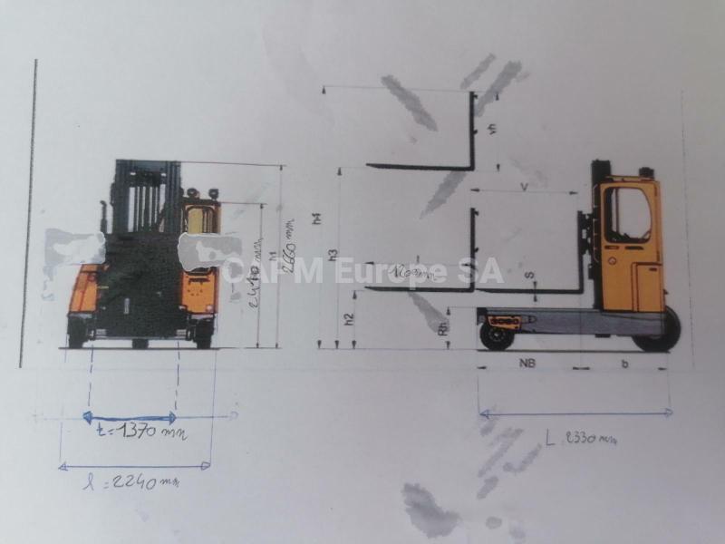 Chariot multidirectionnel Amlift C40-12/55