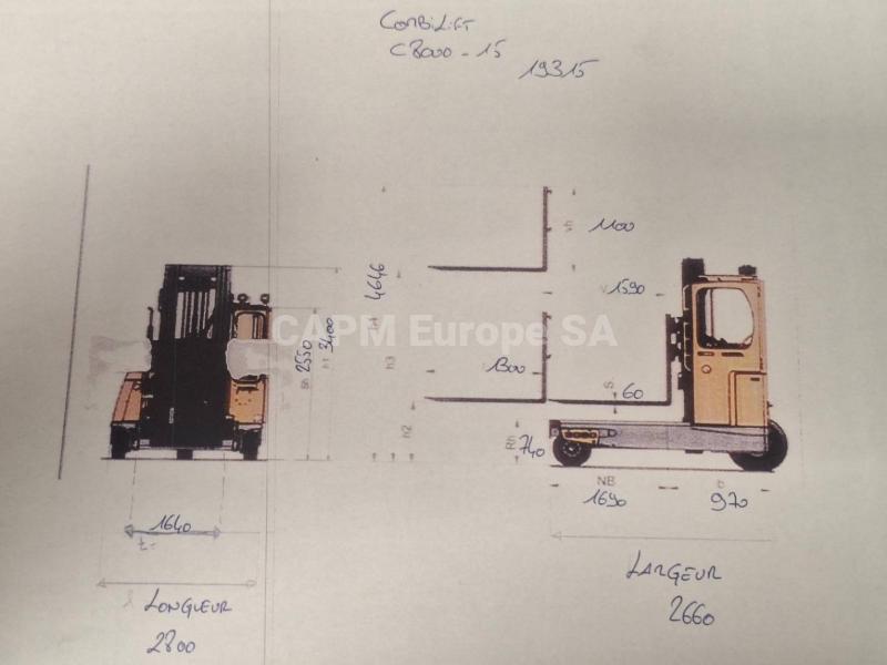 Mehrwege-Seitenstapler Combilift C8000-15
