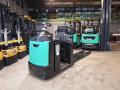 Carrello commissionatore Mitsubishi OPB20N2X fourches levée ergonomique 2400mm