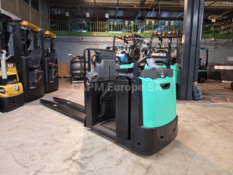 Carrello commissionatore Mitsubishi OPB20N2X fourches levée ergonomique 2400mm