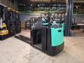 Carrello commissionatore Mitsubishi OPB20N2X fourches levée ergonomique 2400mm