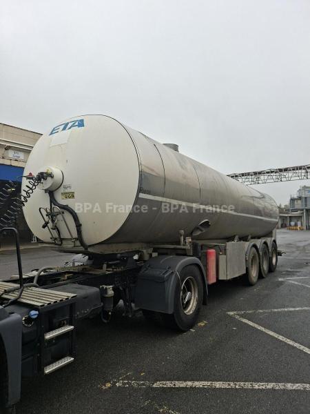 Semi-trailer Eta SR COLLECTE 29000 L Tank Food
