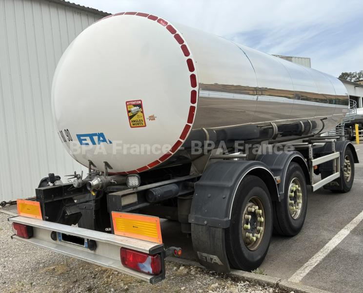 Remorque Eta REMORQUE COLLECTE 16500 L Citerne Alimentaire