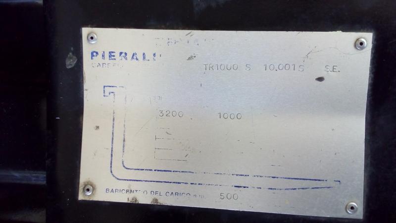 Empilhador  Pieralisi TR1000S