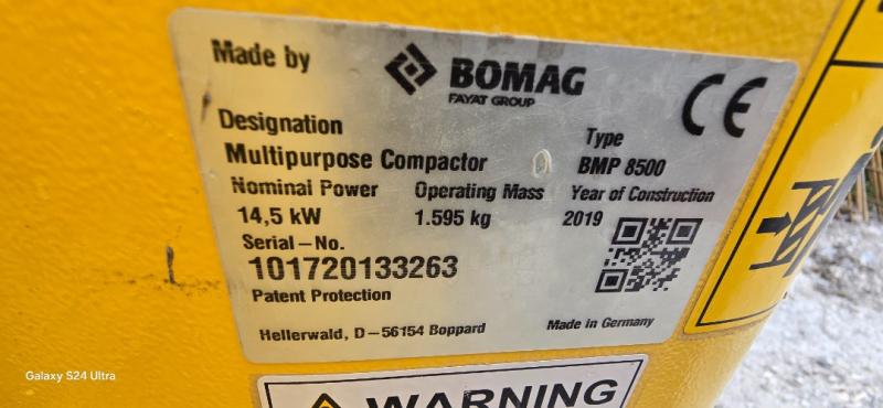 Compacteur Bomag BMP 8500
