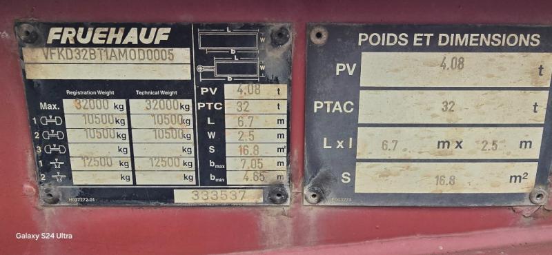 Semi-reboque Fruehauf