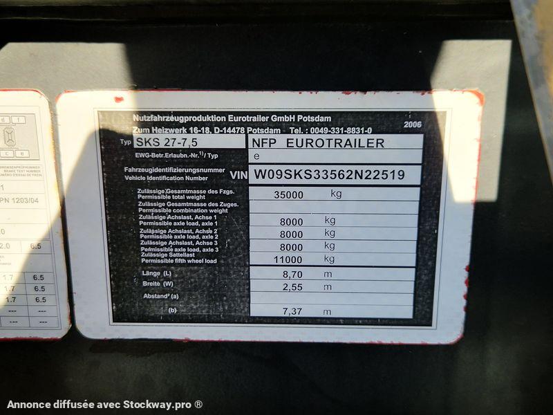 Photo NFP EUROTRAILER BENNE ACIER 27m3  image 9/9