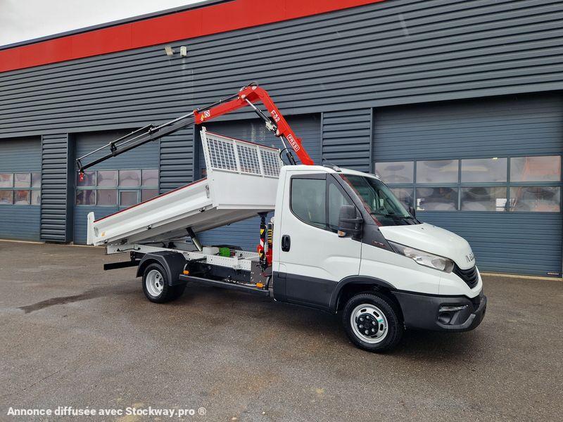 Iveco Daily 35-160 BENNE + GRUE