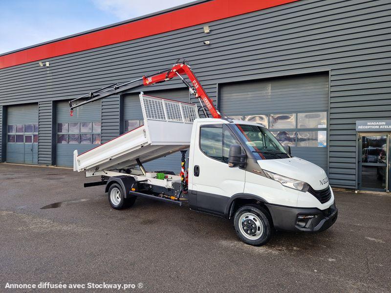 Iveco Daily 35-160 BENNE + GRUE RADIOCOMMANDE + HYDRAULIQUE
