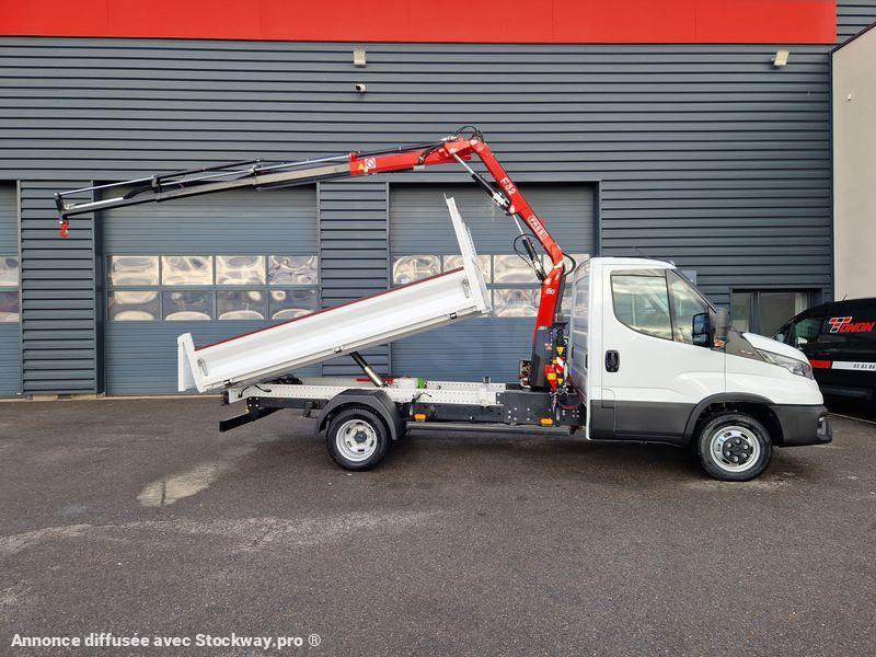 Photo Iveco Daily 35-160 BENNE + GRUE RADIOCOMMANDE + HYDRAULIQUE image 2/19