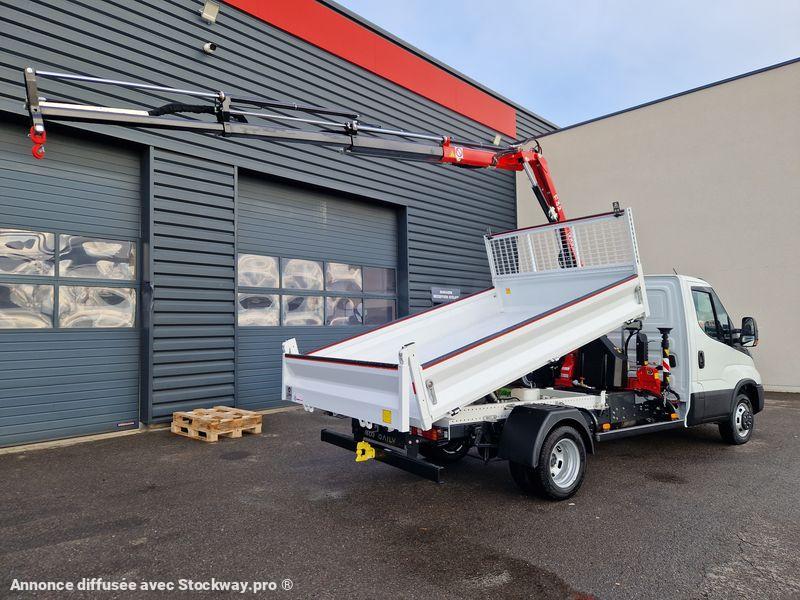 Photo Iveco Daily 35-160 BENNE + GRUE RADIOCOMMANDE + HYDRAULIQUE image 3/19