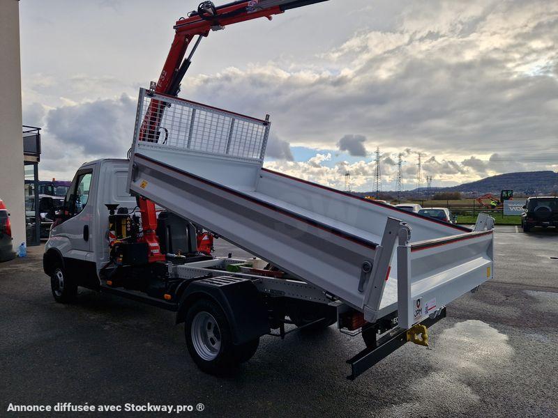 Photo Iveco Daily 35-160 BENNE + GRUE RADIOCOMMANDE + HYDRAULIQUE image 6/19