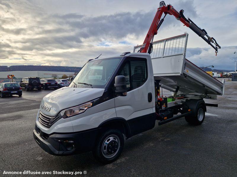 Photo Iveco Daily 35-160 BENNE + GRUE RADIOCOMMANDE + HYDRAULIQUE image 7/19