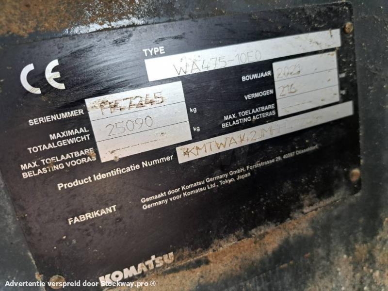 Photo Komatsu WA475-10E0  image 12/12