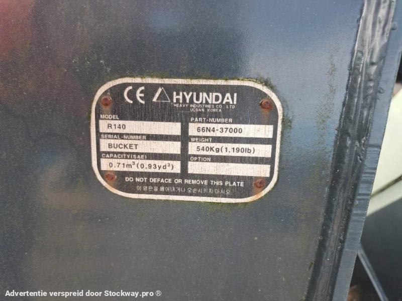 Photo Hyundai Exacavator Digging Bucket 140, 6N4-37000  image 3/3