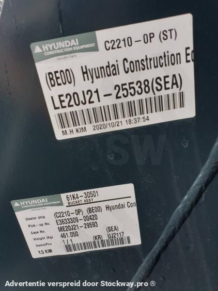 Photo Hyundai Excavator digging bucket 140, 61K4-30501  image 4/6