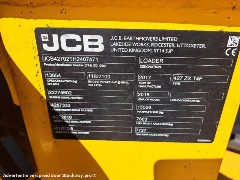 Photo Jcb 427 ZX  image 24/24