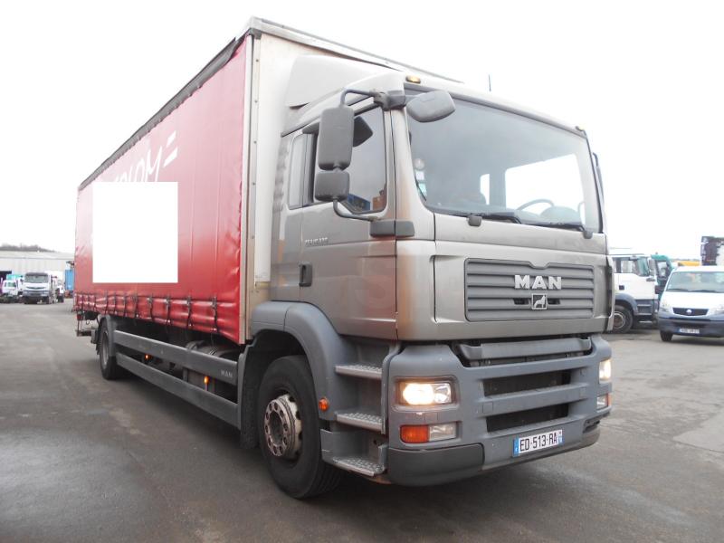 Camion MAN TGA 18.320 Rideaux coulissants PLSC (tautliner)