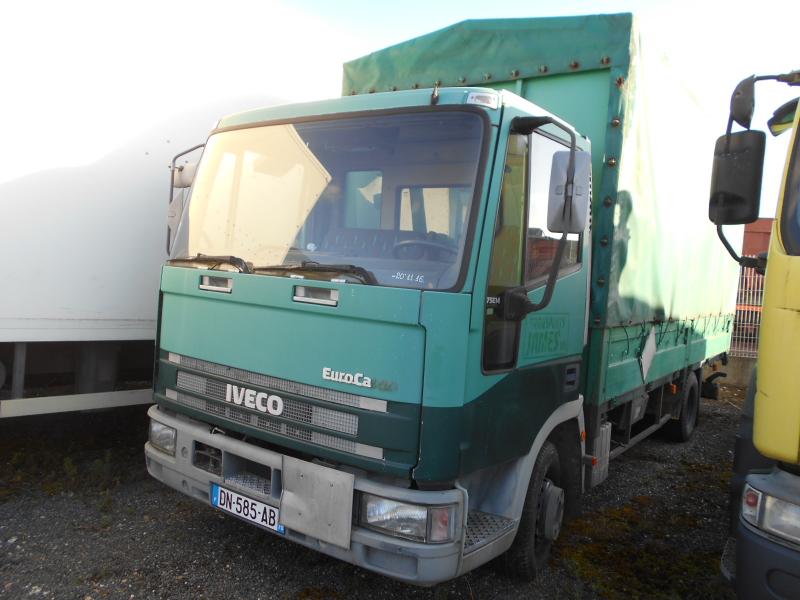 Camion Iveco Eurocargo 75E14 Savoyarde (plateau ridelles bâché)