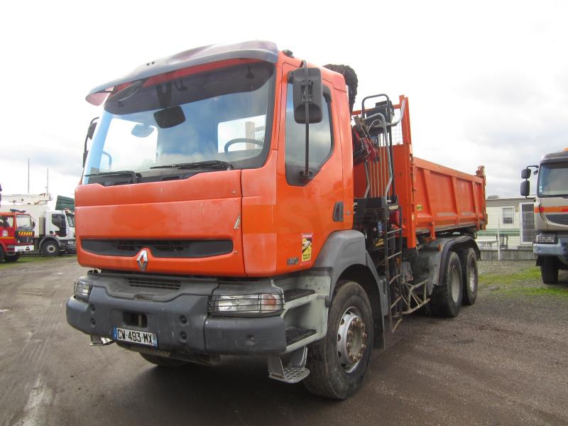 Camion Renault Kerax 320 DCI Benne Bi-benne