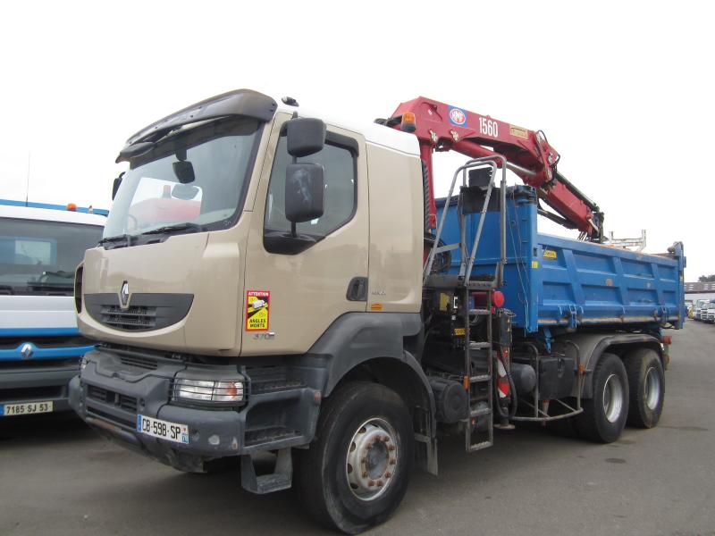 Camion Renault Kerax 370 DXI Benne Bi-benne