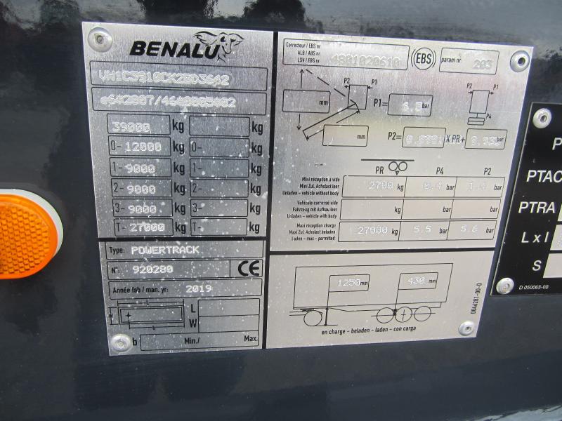 Semi-remorque Benalu Benne Benne TP