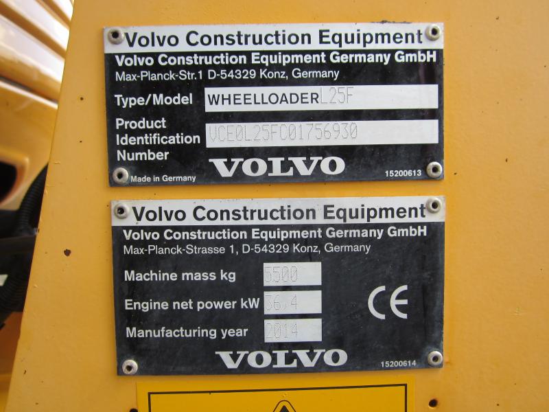 Chargeuse Volvo L 25 F Chargeuse sur pneus