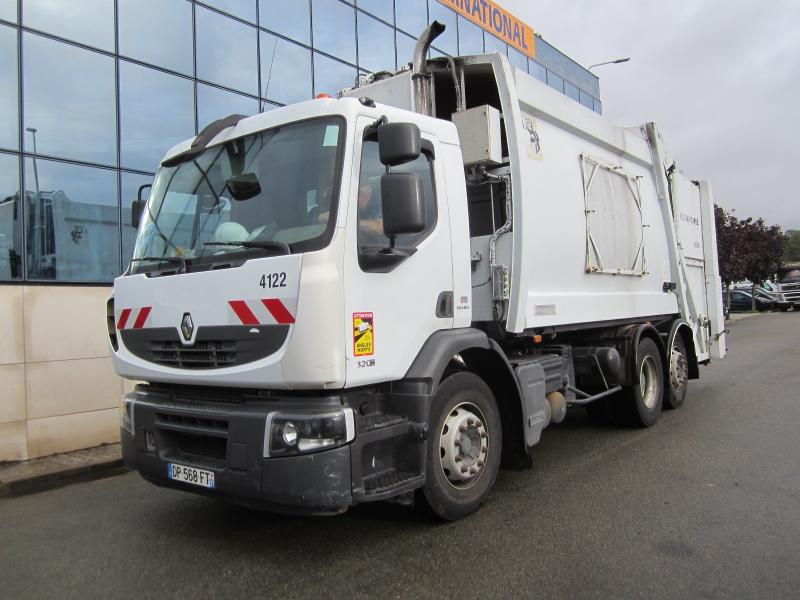 Engin de voirie Renault Premium 320 DXI Camion benne à ordures ménagères