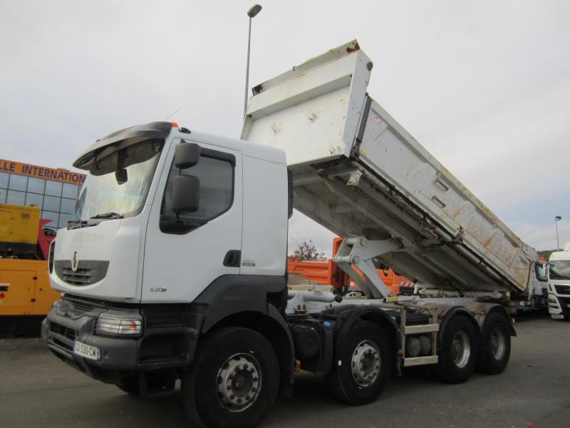 Camion Renault Kerax 520 DXI Benne Bi-benne