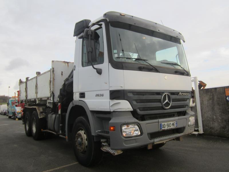 Camion Mercedes Actros 2636 Benne Bi-benne