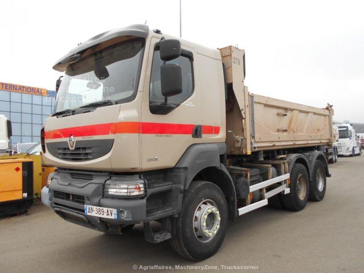 Camion Renault Kerax 380 DXI Benne Bi-benne