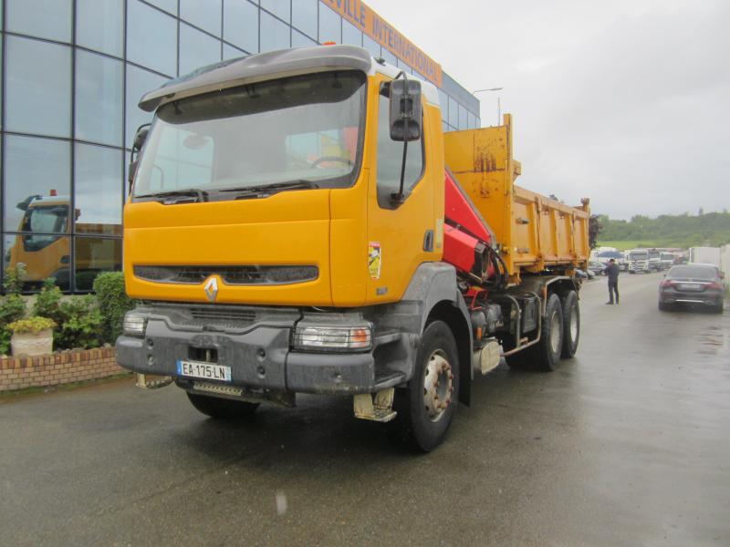 Camion Renault Kerax 370 DCI Benne Bi-benne