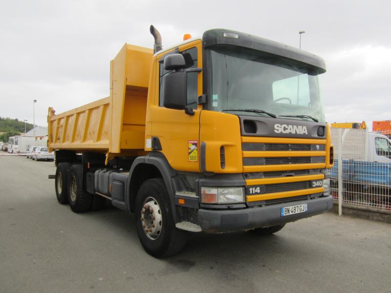 Camion Scania 114 340 Benne Bi-benne