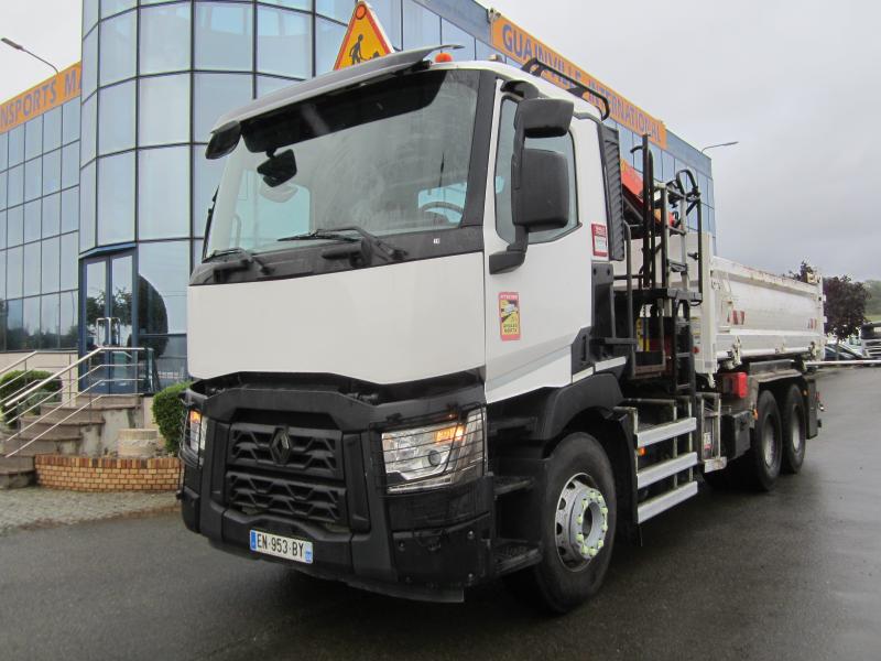 Camion Renault Gamme C 380 Benne Bi-benne