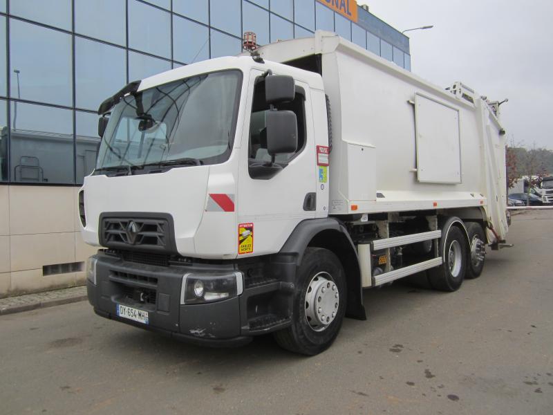 Engin de voirie Renault D-Series Camion benne à ordures ménagères