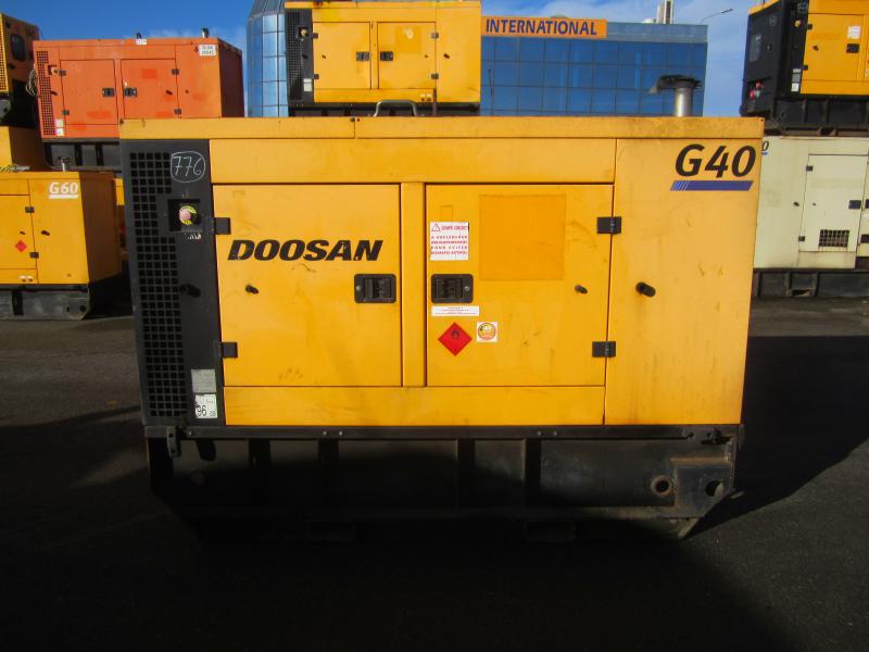 Matériel de chantier Doosan G40 Groupe électrogène