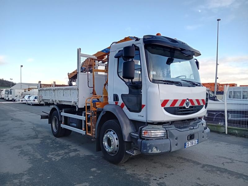 Camion Renault Midlum 240 DXI Benne Bi-benne