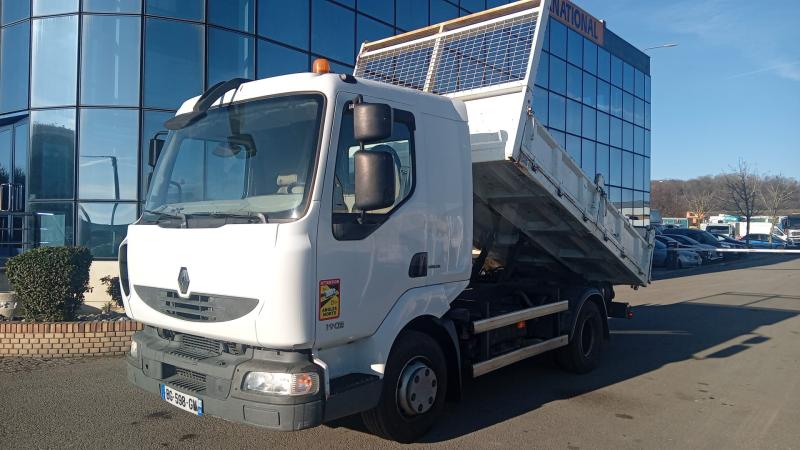 Camion Renault Midlum 190 DXI Benne Benne arrière