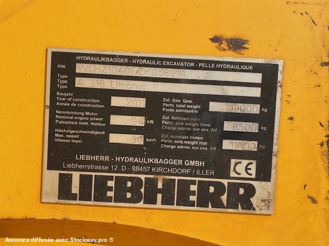Photo Liebherr A316Litronic  image 9/16