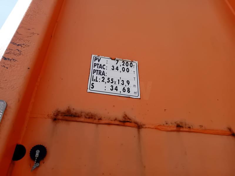 Semi-remorque Lecitrailer Plateau