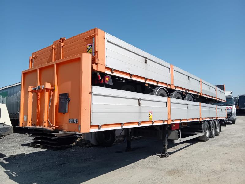 Semi-remorque Lecitrailer Plateau