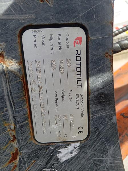 Pelle Hitachi ZAXIS 140W Pelle sur pneus