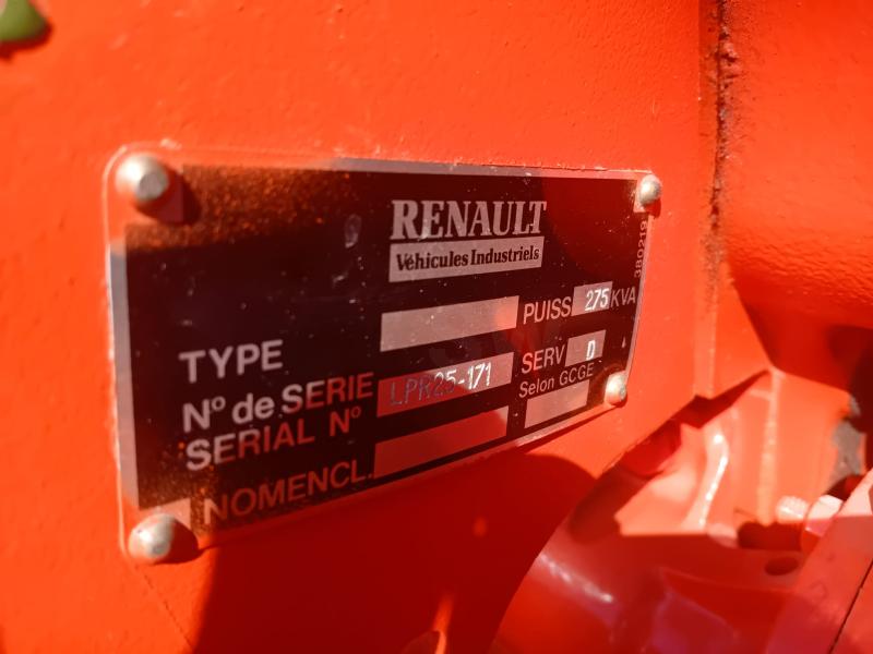 Matériel de chantier Renault 275kva Groupe électrogène