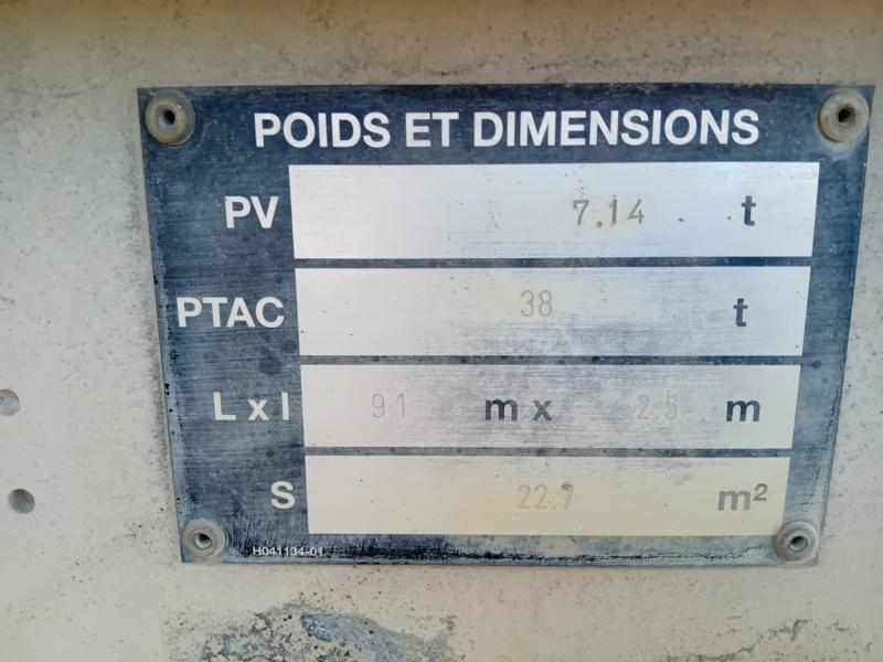 Semi-remorque Fruehauf intensive Benne Benne TP