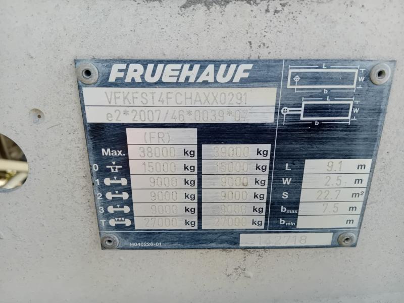 Semi-remorque Fruehauf intensive Benne Benne TP