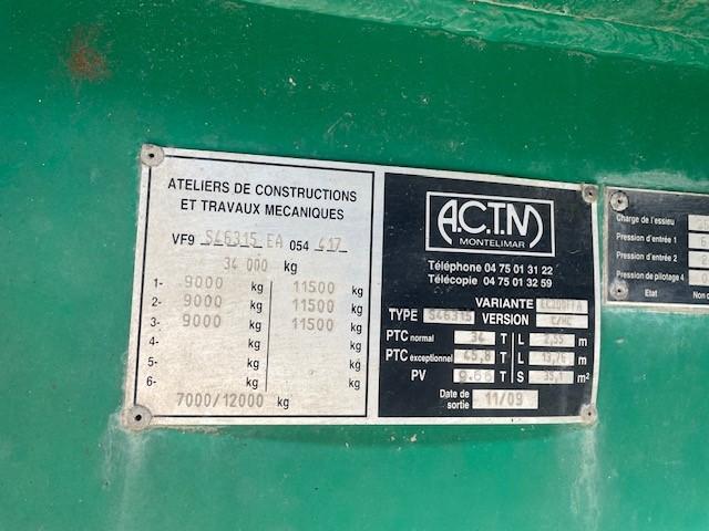 Semi-remorque Actm Porte engins
