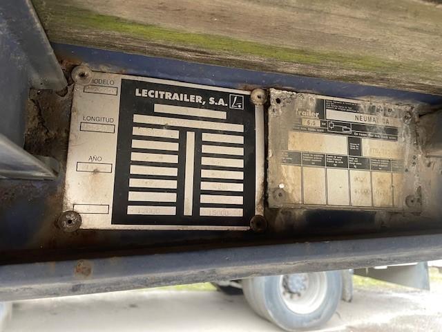 Semi-remorque Lecitrailer Plateau