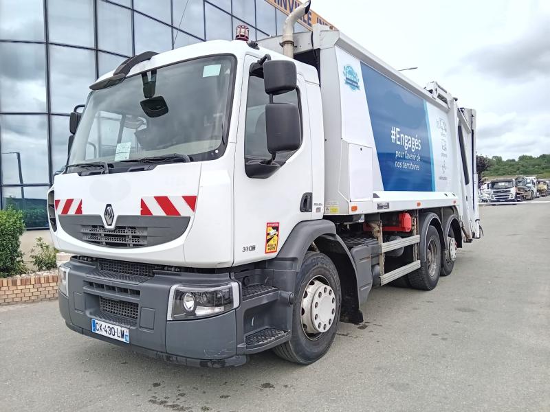 Engin de voirie Renault Premium 310.19 DXI Camion benne à ordures ménagères