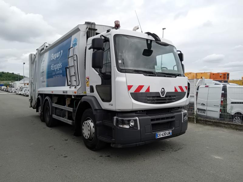 Engin de voirie Renault Premium 310.19 DXI Camion benne à ordures ménagères