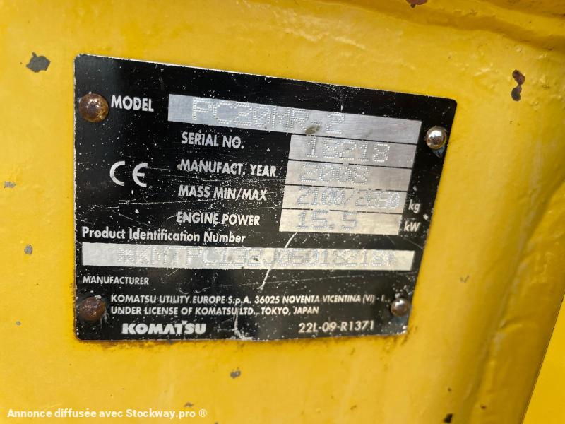 Photo Komatsu PC20R-8  image 6/10